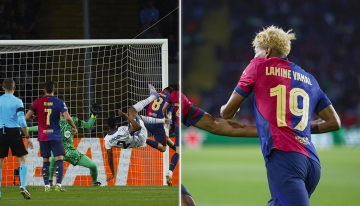 [VIDEOS] Dumfries aumentó y Lamine Yamal descontó con un golazo en las semis de Champions