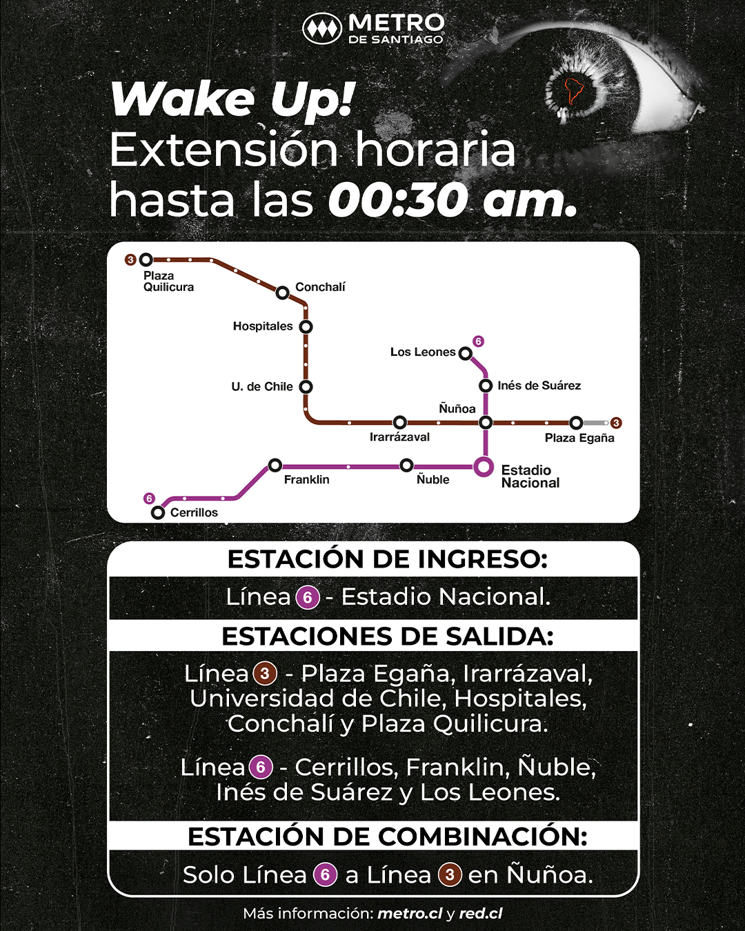 Mapa metro SOAD