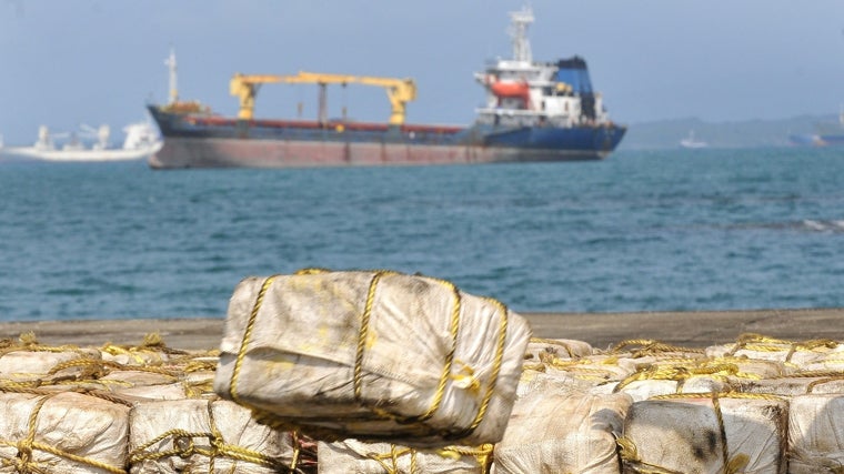 Droga decomisada en una de las rutas de introducción de la coca a través del Canal de Panamá