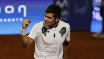 Cristian Garin dio una muestra de carácter y avanzó a semifinales en Austria
