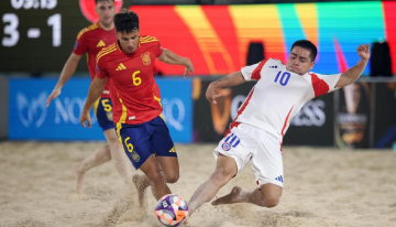 La Roja se complicó tras caer con España en el Mundial de Fútbol Playa