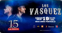 Los Vásquez celebra 15 años con una serie de conciertos en el país