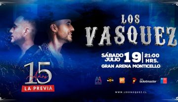 Los Vásquez celebra 15 años con una serie de conciertos en el país