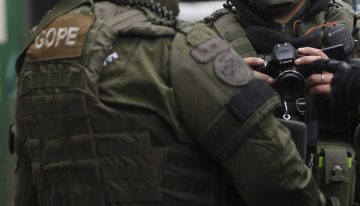 Operativo de Carabineros por posible hallazgo de granada en Providencia