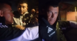 Hinchas de Colo Colo increparon a Jorge Almirón y el plantel en el Monumental