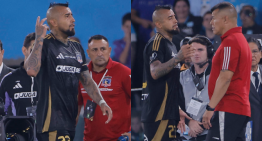Almirón contó la explicación de Vidal tras su polémica expulsión ante Racing
