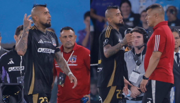 Almirón contó la explicación de Vidal tras su polémica expulsión ante Racing