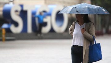 Anuncian ventoleras de O'Higgins al sur y lluvia el fin de semana en Santiago