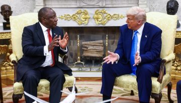 Presidente de Sudáfrica dice que visita a EE.UU. fue un «éxito», pese a discusión con Trump