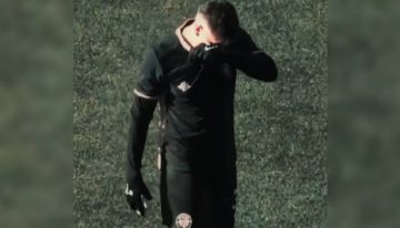 Nicolás Castillo se lesionó y salió entre lágrimas en derrota de Santiago City en la Segunda División