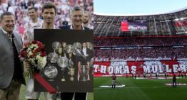 Thomas Müller recibió homenajes de Bayern y los hinchas en su último duelo en el Allianz Arena