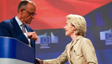 Von der Leyen rechaza visitar a Trump hasta que «podamos discutir de algo concreto»
