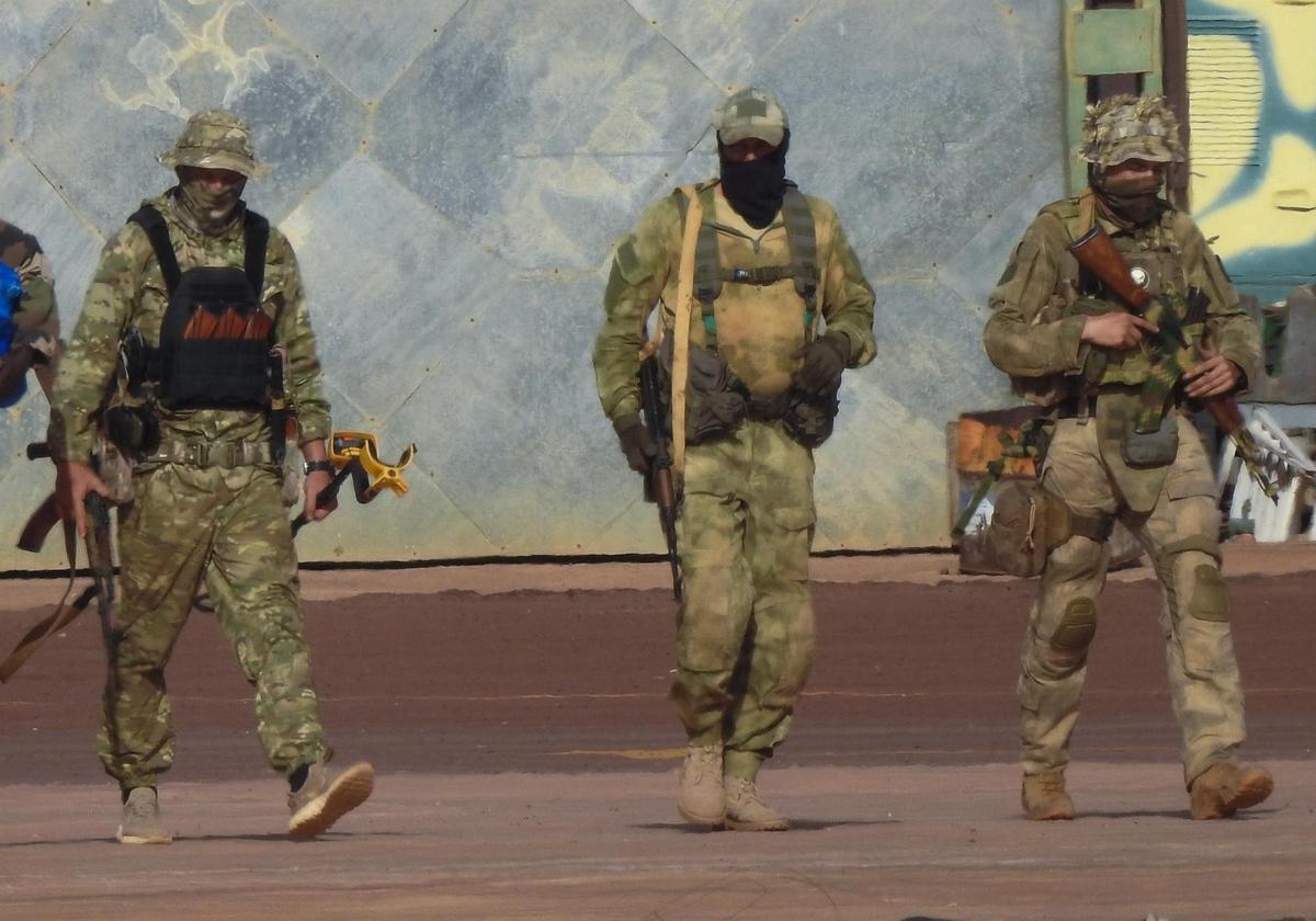 Mercenarios del grupo Wagner en Mali.