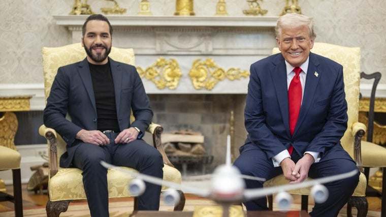 Trump, quien ha manifestado su admiración por Bukele, se reunió con el presidente salvadoreño en el Despacho Oval el pasado mes de abril