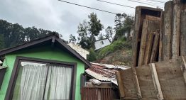 Sistema frontal dejó 11 viviendas destruidas y 267 damnificados