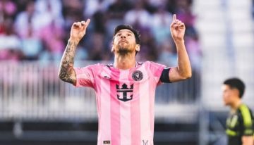 Messi aportó con un doblete en la goleada de Inter Miami sobre Columbus Crew