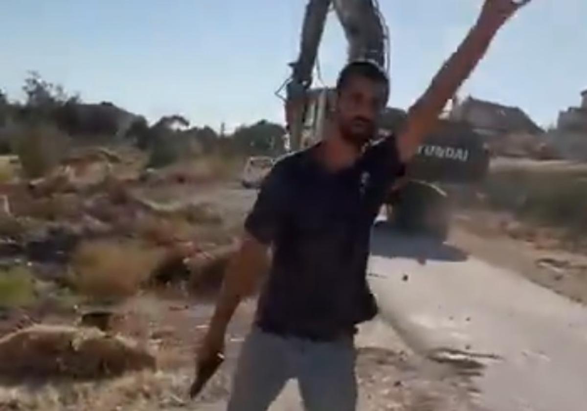 El colono Yinon Levi, autor de los disparos