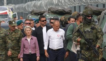 Von der Leyen defiende una «Ucrania bien armada» durante su viaje a la frontera polaca con Bielorrusia