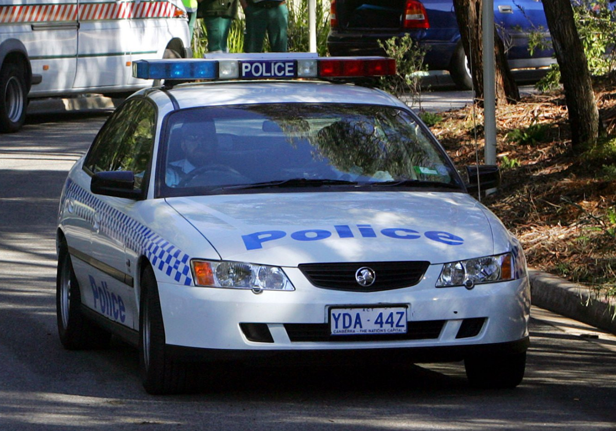 Coche de la Policía australiana