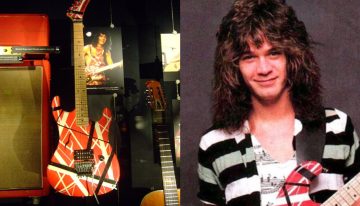 Histórica guitarra de Eddie Van Halen sale a remate