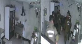 Ladrón intentó robar carnicería en Valparaíso pero cayó del techo frente a Carabineros