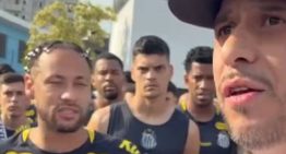 Neymar dio explicaciones a barras bravas de Santos durante invasión al club