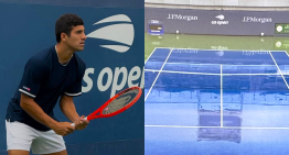 Cristian Garin vio postergado su duelo ante Trungelliti por la intensa lluvia que frenó el US Open