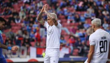 Eduardo Vargas volvió a anotar en el fútbol chileno y lo hizo ante la U
