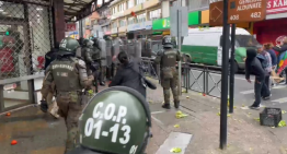 Temuco: Ambulantes atacaron a Carabineros con tomates y lechugas