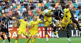 Udinese desaprovechó la ventaja y debutó con empate en la Serie A