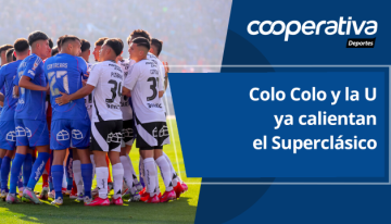 Cooperativa Deportes: Colo Colo y la U ya calientan el Superclásico