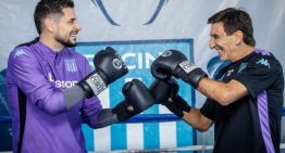 Racing desmintió quiebre entre Arias y Costas con divertida sesión de «boxeo»