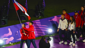 El paso del Team Chile en la inauguración de los Juegos Panamericanos Junior Asunción 2025