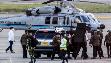 Derribado un helicóptero de la Policía colombiana en un ataque con un dron