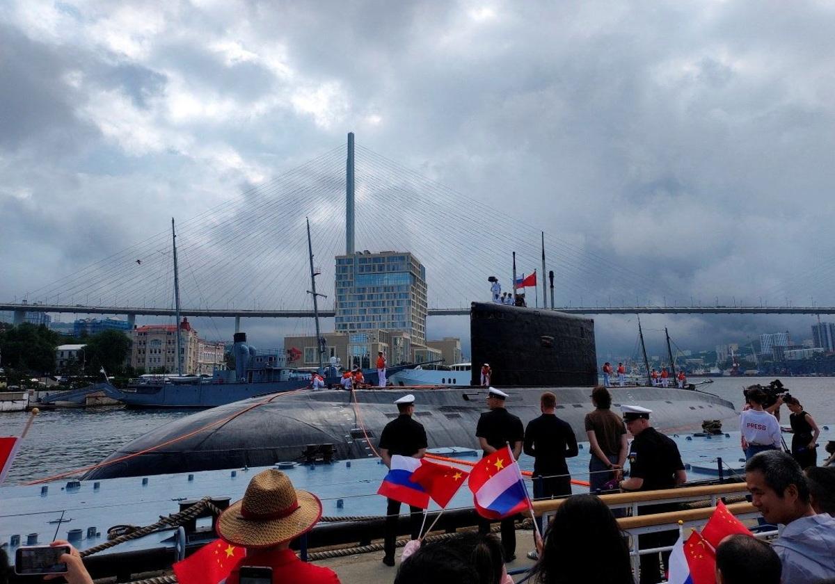Buques militares chinos llegan a Vladivostok (Rusia) para formar parte de las maniobras navales conjuntas entre Moscú y Pekín