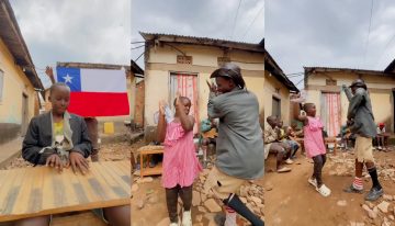 Niños de Uganda se lucen recreando canciones de cueca en la previa de Fiestas Patrias