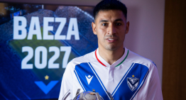 Claudio Baeza renovó su contrato con Vélez Sarsfield hasta 2027