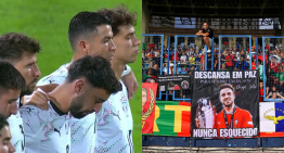 Portugal realizó emotivo homenaje a Diogo Jota en el duelo ante Armenia