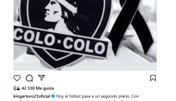 Vidal por muerte de hincha en el Superclásico: «El fútbol pasa a un segundo plano»