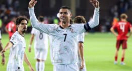 Cristiano lideró con doblete la paliza de Portugal a Armenia y quedó al borde de un récord