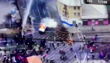Molotov y fuegos artificiales: Encapuchados ajenos a la romería generaron graves incidentes