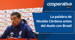 Cooperativa Deportes: La palabra de Nicolás Córdova antes del duelo con Brasil