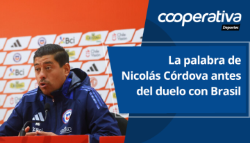 Cooperativa Deportes: La palabra de Nicolás Córdova antes del duelo con Brasil