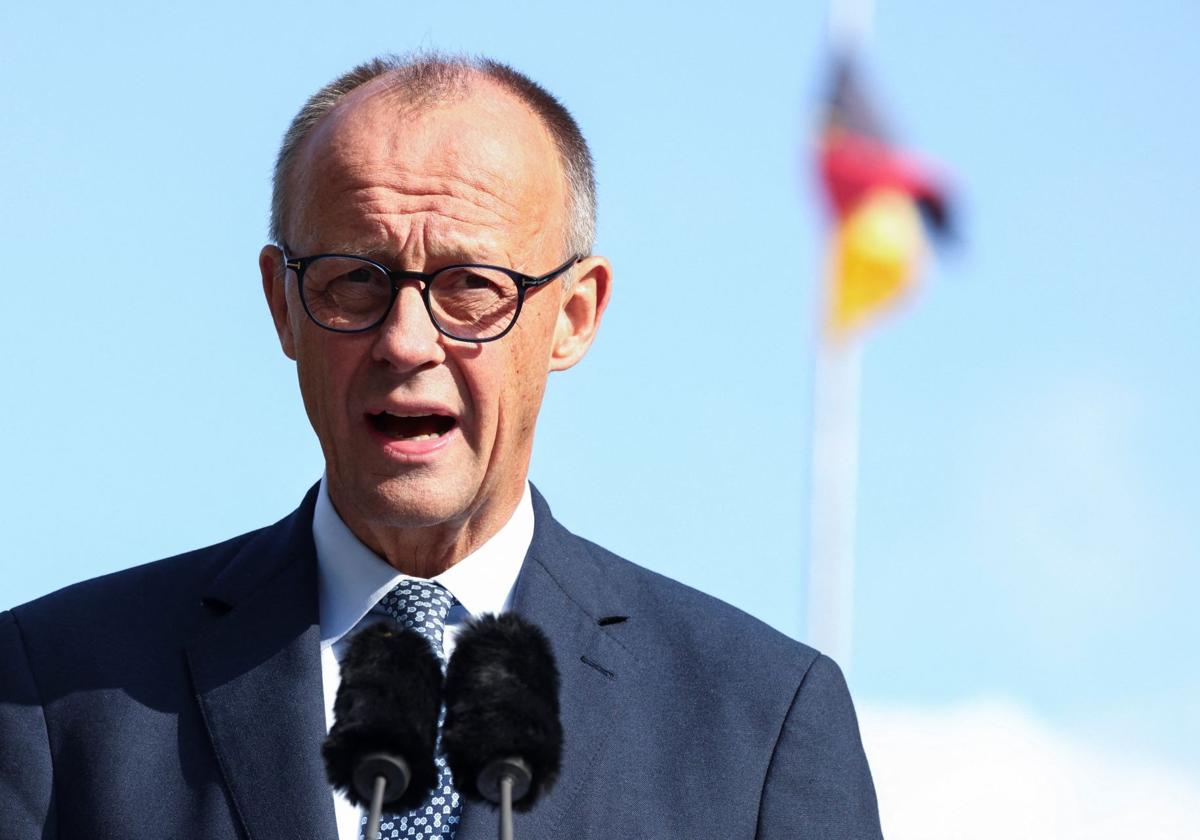 El canciller alemán, Friedrich Merz
