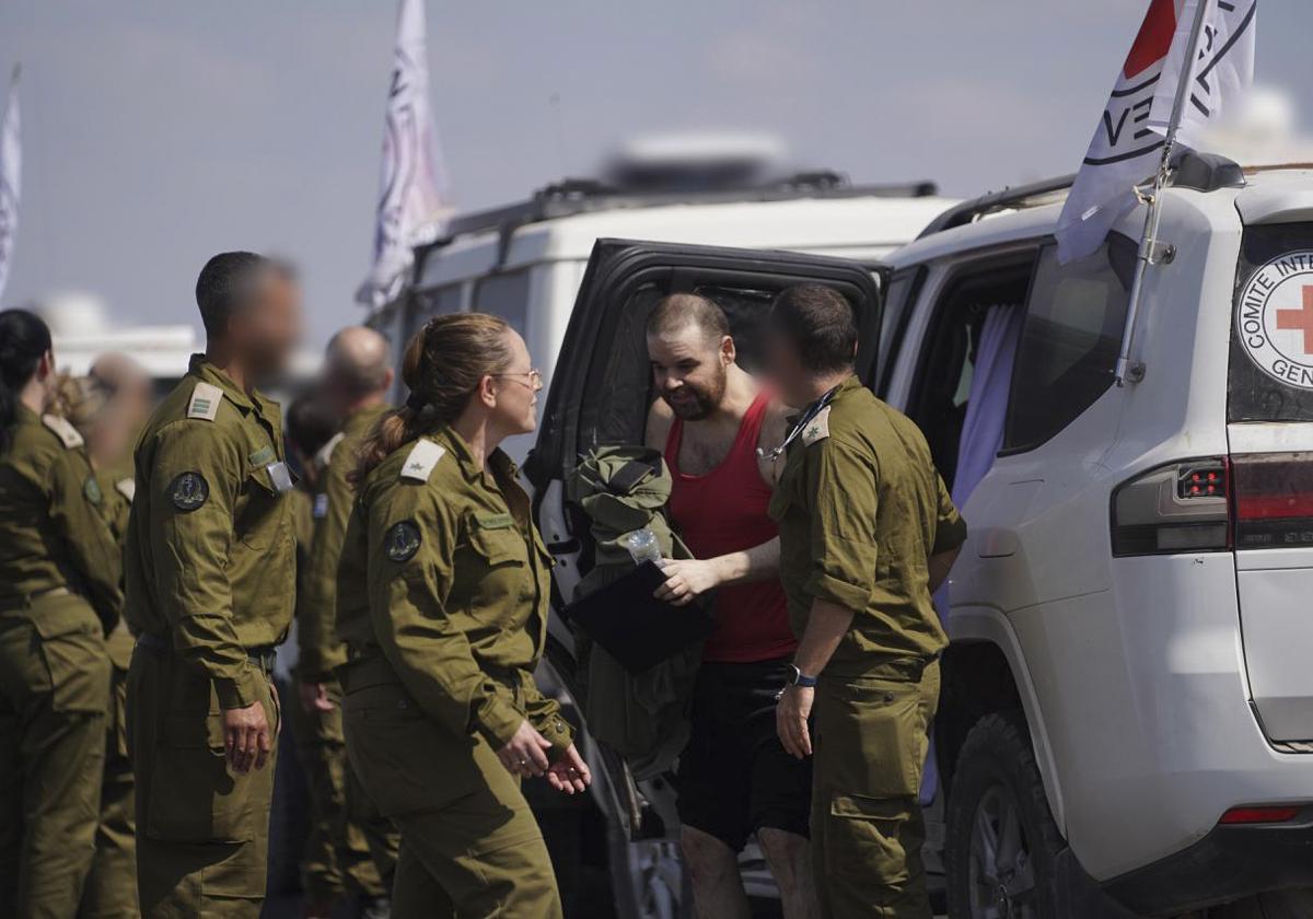 Liberación de rehenes israelíes