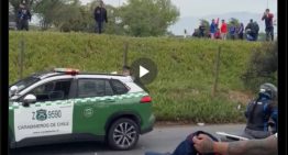 Carabinero disparó arma tras acusar intento de agresión de hinchas de la U Carabinero disparó arma tras acusar intento de agresión de hinchas de la U