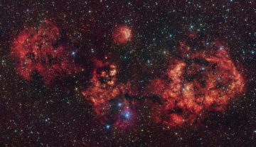 Astrónomos captaron un «murciélago cósmico» desde el desierto de Atacama