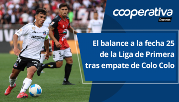Cooperativa Deportes: El balance a la fecha 25 de la Liga de Primera tras empate de Colo Colo