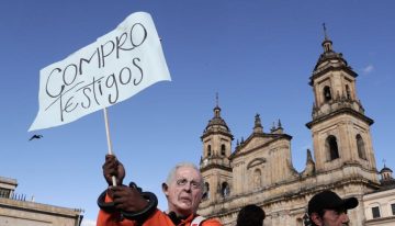 Miles de colombianos marcharon en Bogotá en respaldo a Gustavo Petro