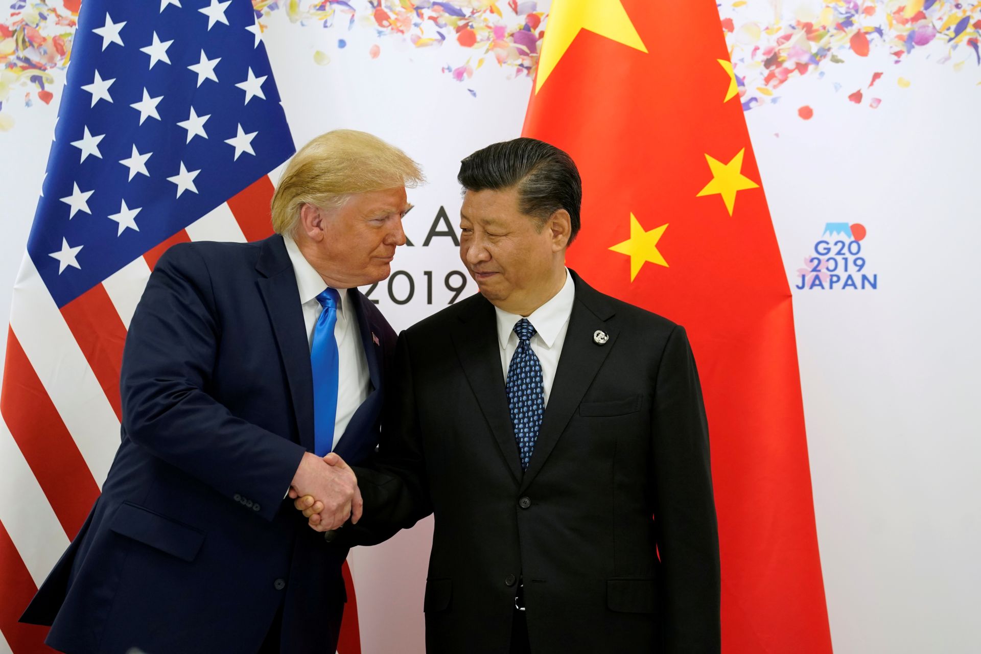 Donald Trump y Xi Jiniping, en Osaka en 2019